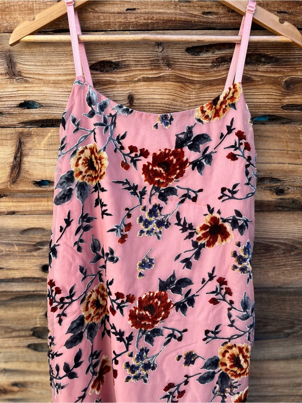 AS U WISH | Pink Floral Slip Mini Dress M - Picture 2 of 7